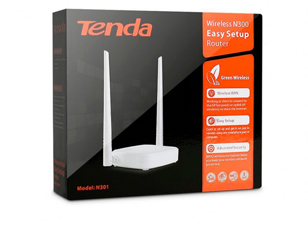 Tenda N301    Router   Wireless N300 Easy Setup Router