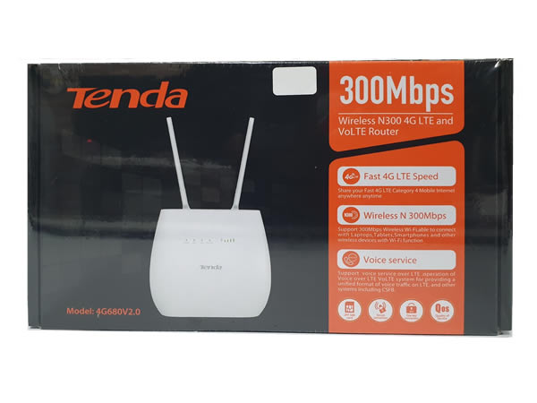 Tenda 4G680 V2.0 Router Wi Fi N300 4G LTE  