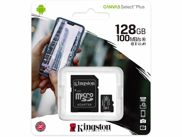 KINGSTON 128GB microSDHC  