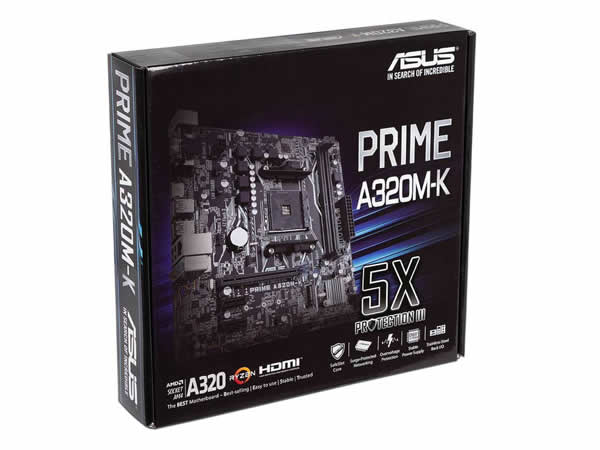 ASUS  PRIME A320M-K AMD Ryzen AM4