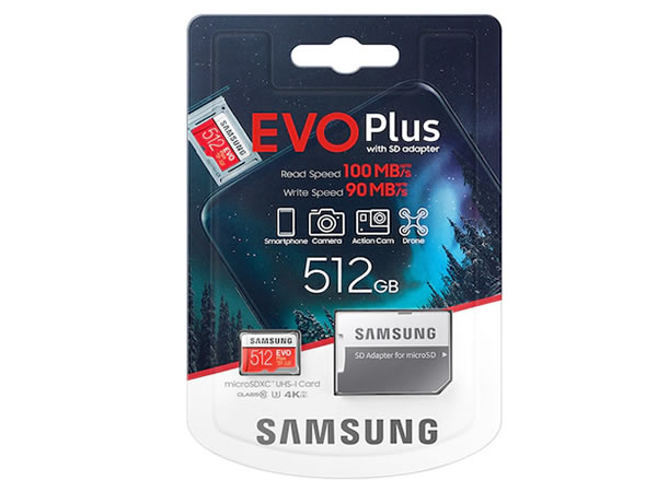 Samsung EVO Plus microSDXC Memory Card 512GB