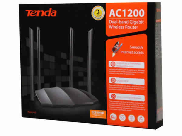 Tenda AC8 Router WiFi Gigabit de Doble Banda AC1200