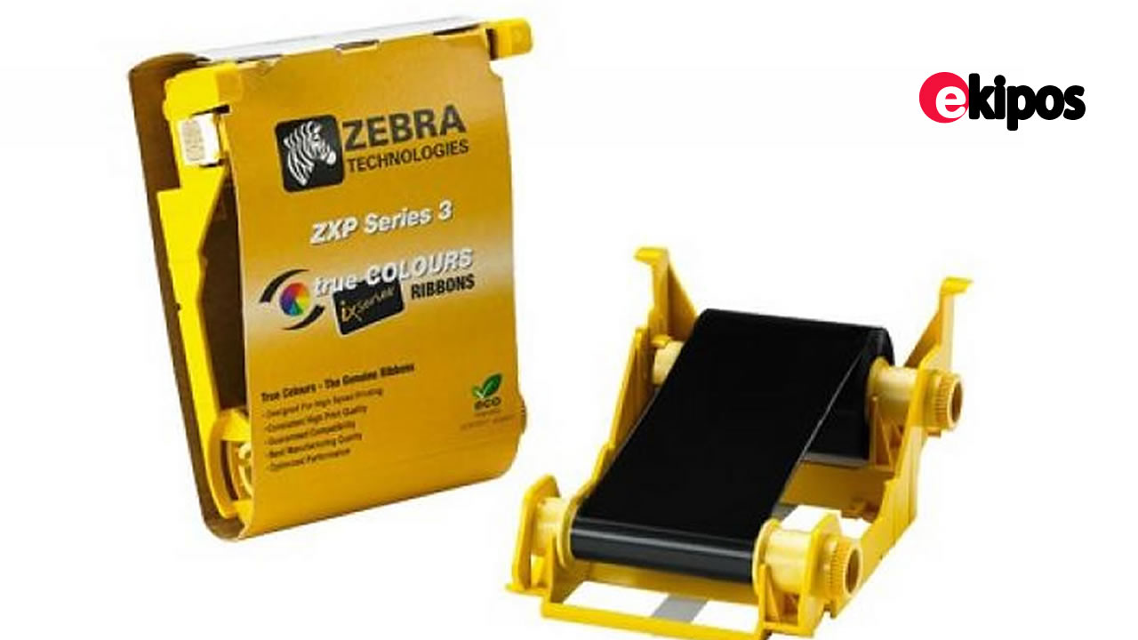 Zebra Ribbon Negro ZXP3 1000 Impresiones 