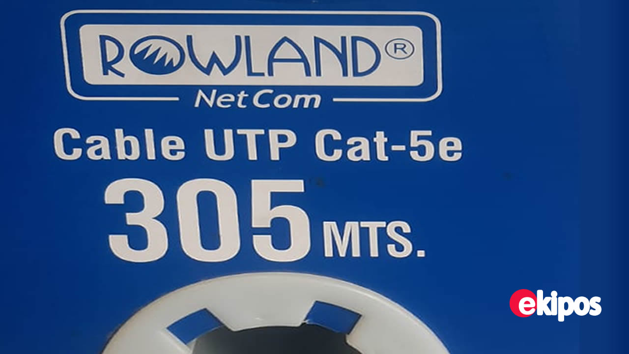 Rowland CABLE UTP CAT.5E 100% COBRE 305 MTS   