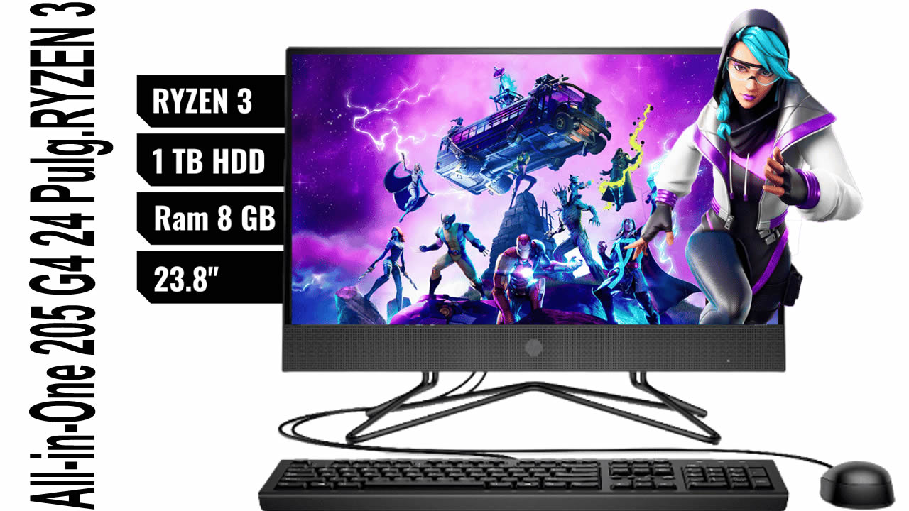 HP 205 G4 All in One PC