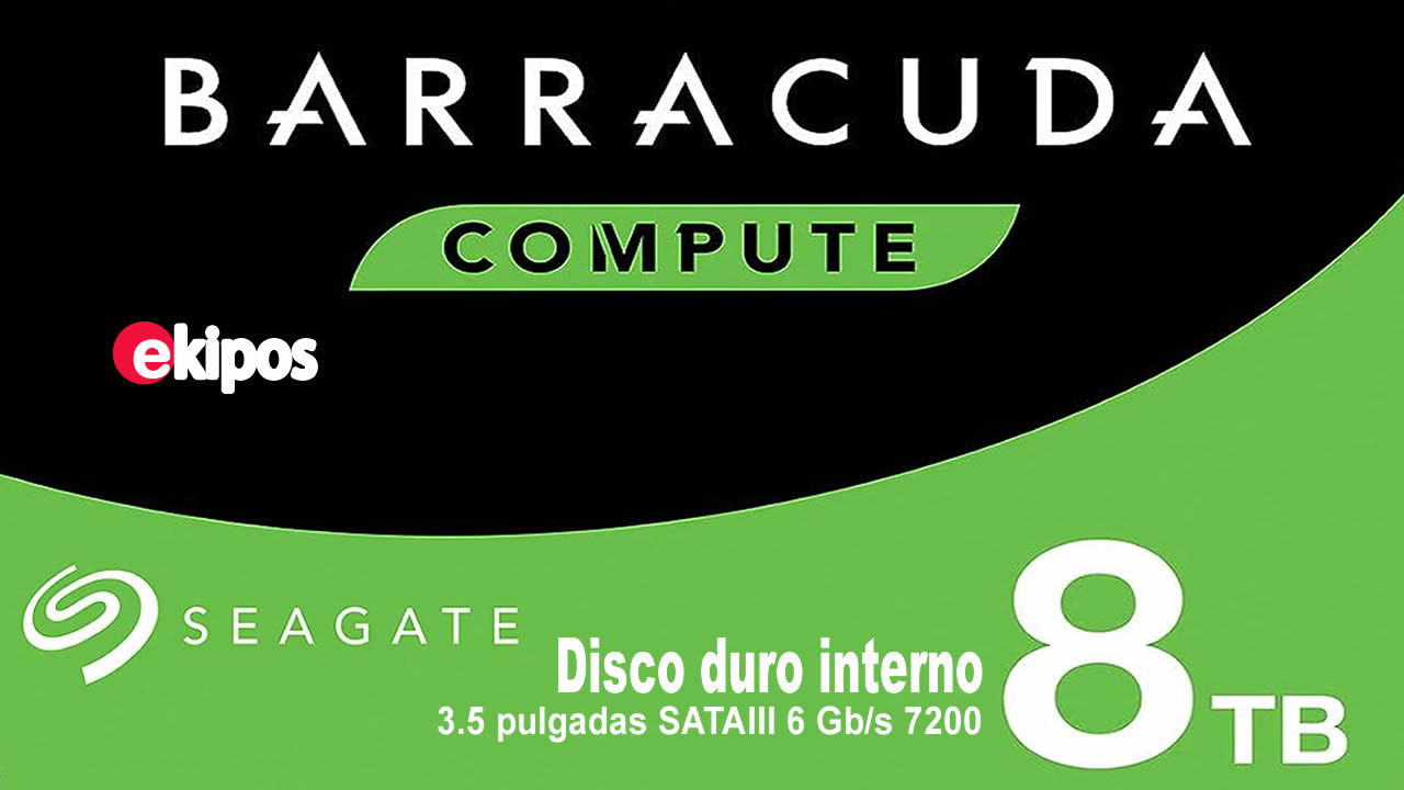 Seagate Barracuda 8TB 3.5 Pulg.       
