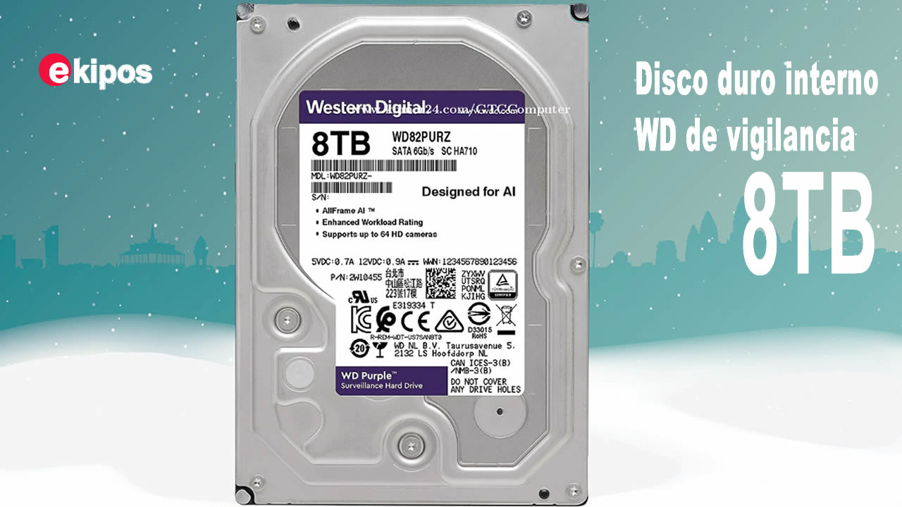 Western Digital PURPLE  8TB      