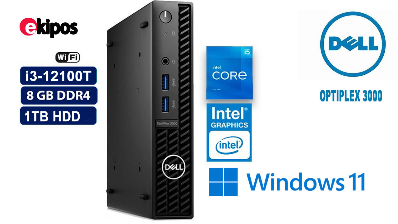 DELL OptiPlex 3000 MFF  i3-12100T         