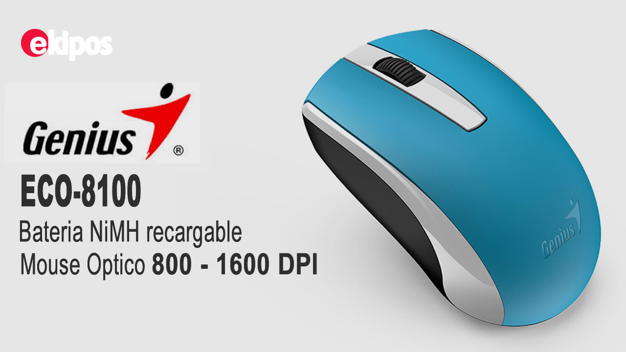 Genius ECO-8100 WIRELESS RECARGABLE   