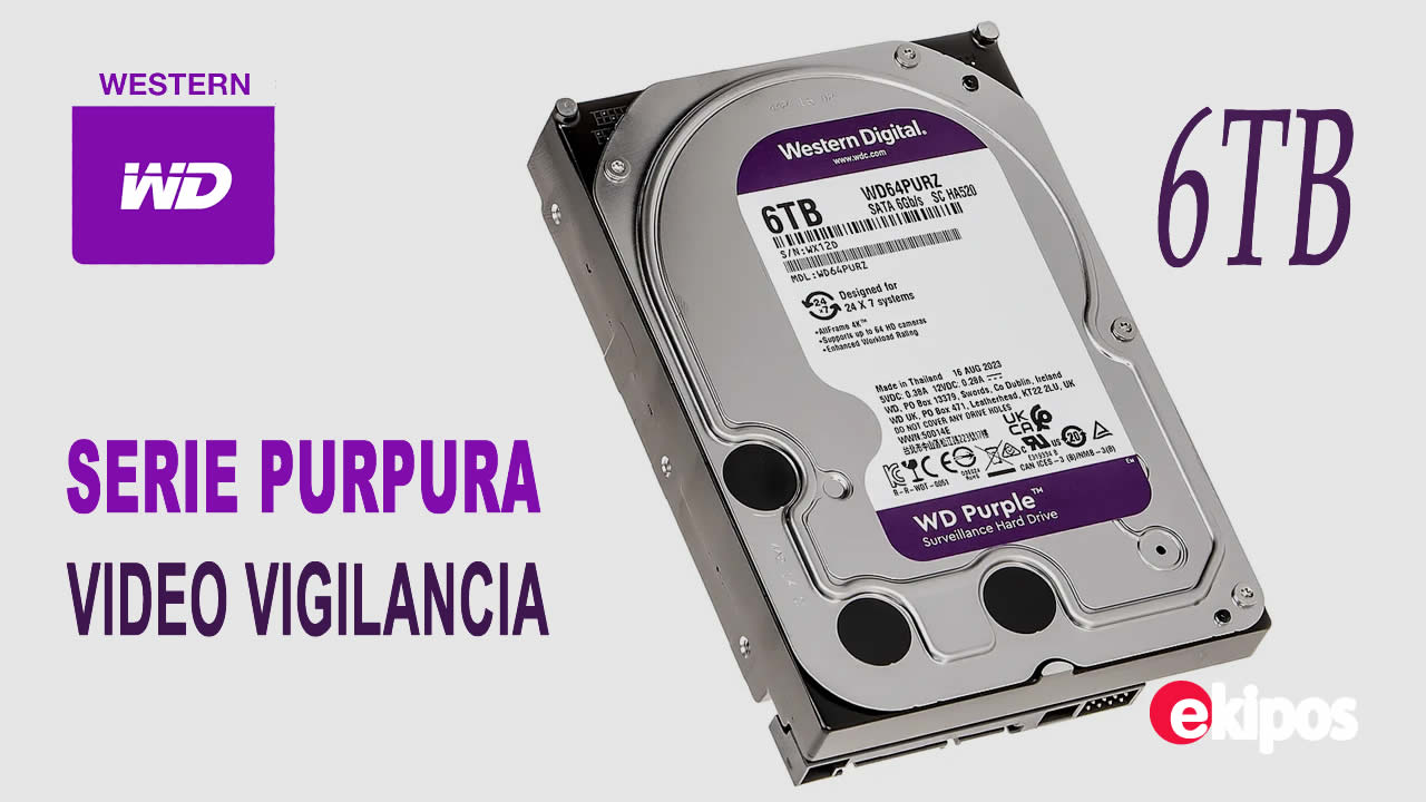 Western Digital Purpura 6TB  