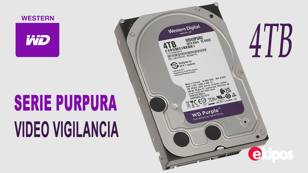 Western Digital Purpura 4TB 