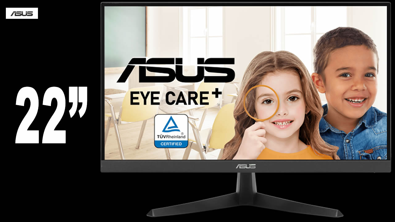 ASUS  Eye Care: 22 pulg.   