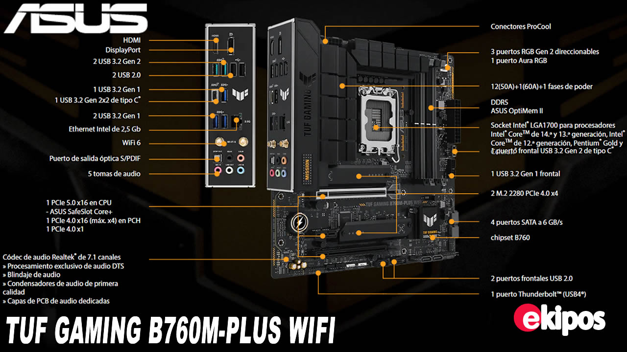 ASUS B760M-PLUS WIFI 