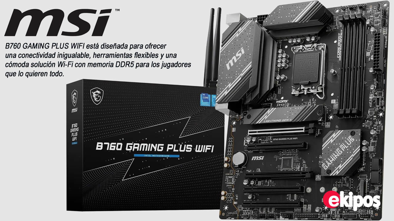 MSI B760 GAMING PLUS WIFI