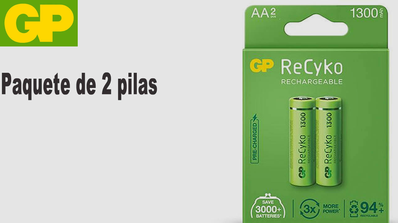 GP Batteries ReCyko 1.2v