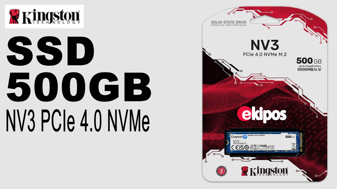 KINGSTON SSD NV3 NVMe 500GB          