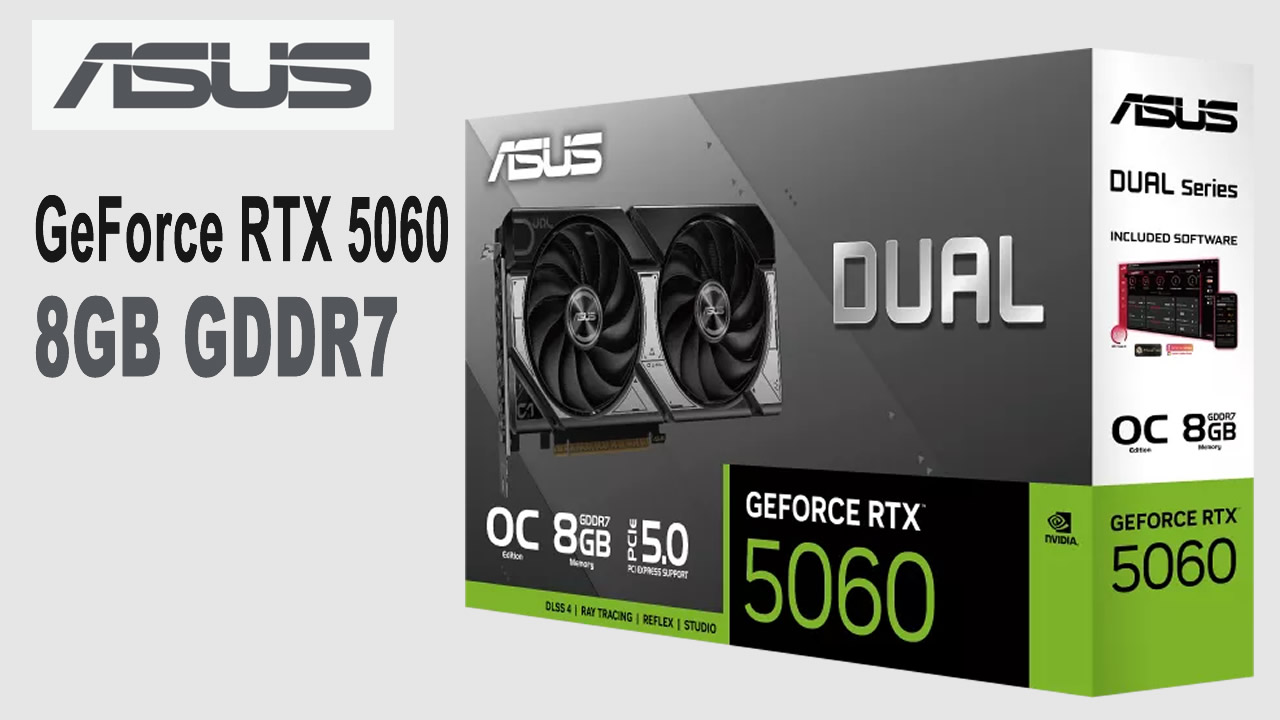 ASUS GEFORCE RTX 5060 8GB   
