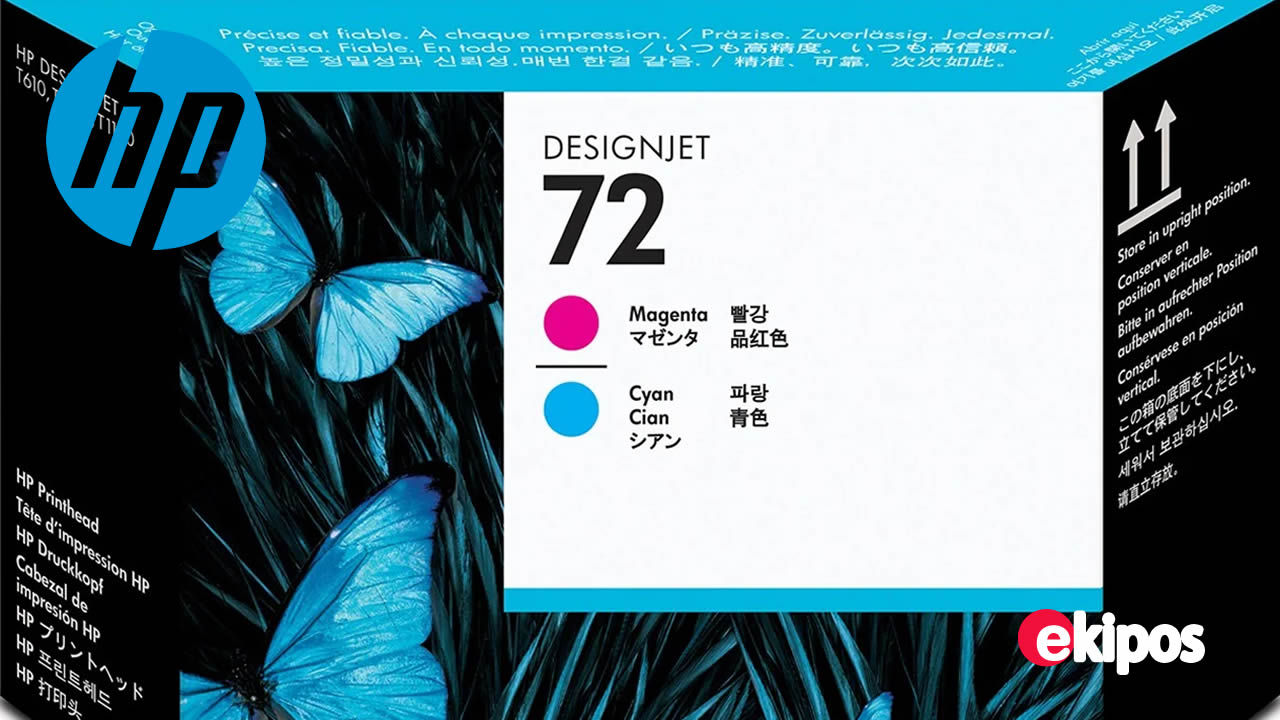 HP 72 Cabezal  MAGENTA Y CYAN 