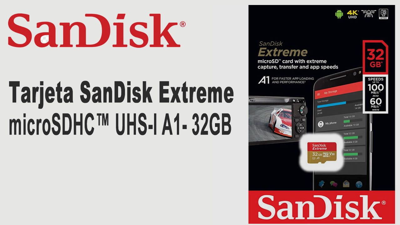 SanDisk Extreme 32GB 100/60    