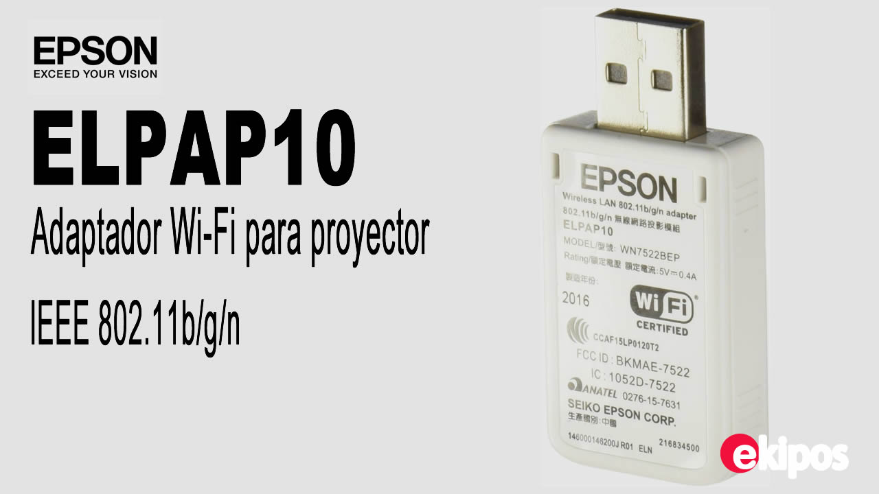 EPSON Adaptador Wireless LAN ELPAP10 
