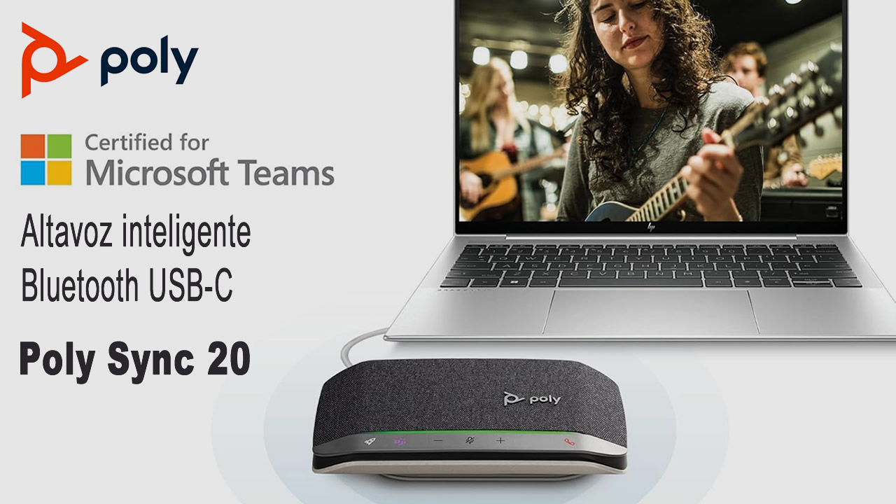 Plantronics Poly Sync 20-M USB-C Altavoz manos libres 