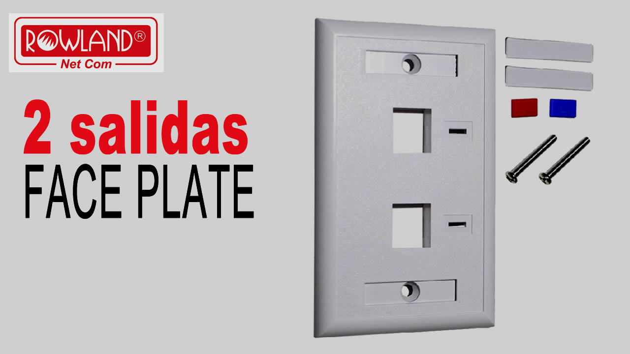 Rowland FACE PLATE 2 SALIDAS