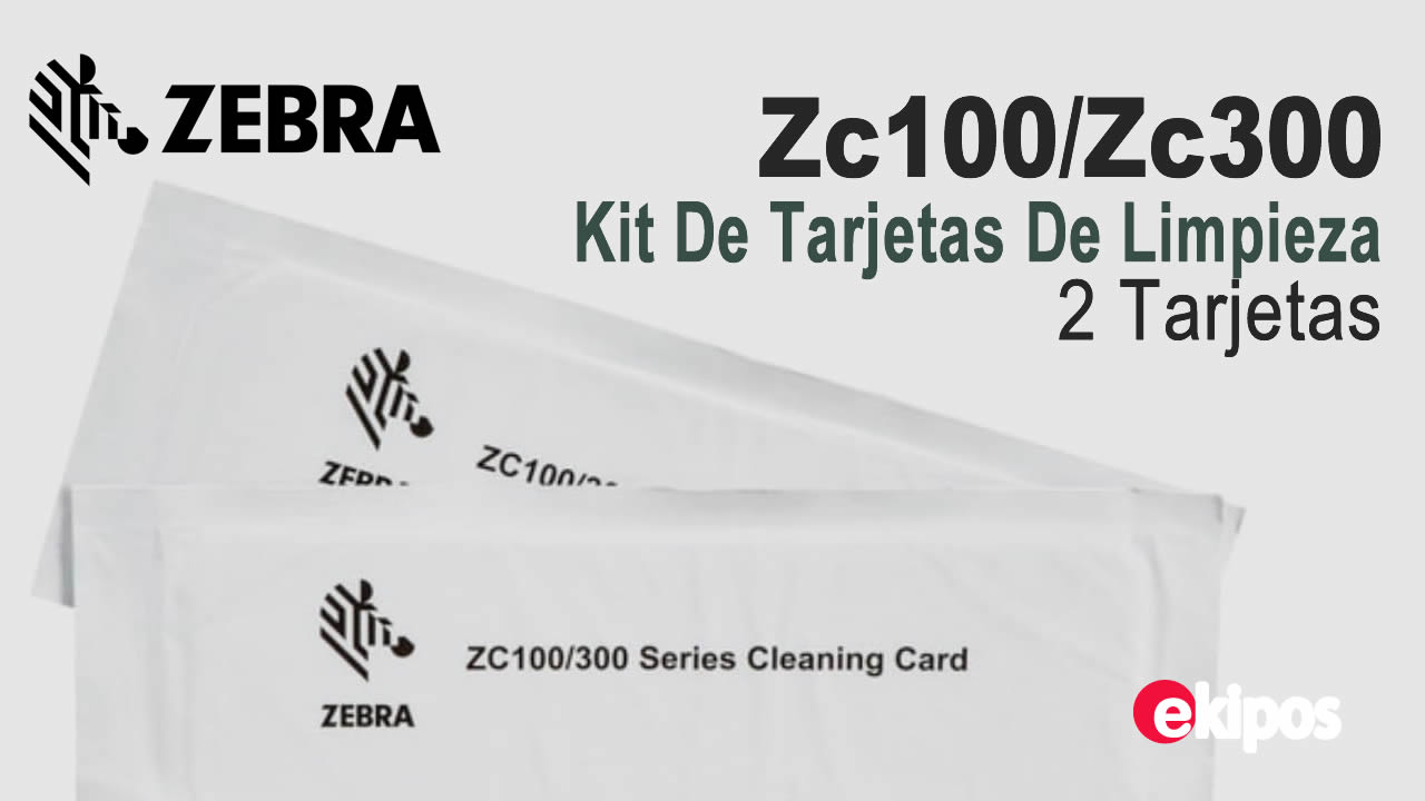 Zebra Kit de Limpieza Impresoras Zc100/ Zc300