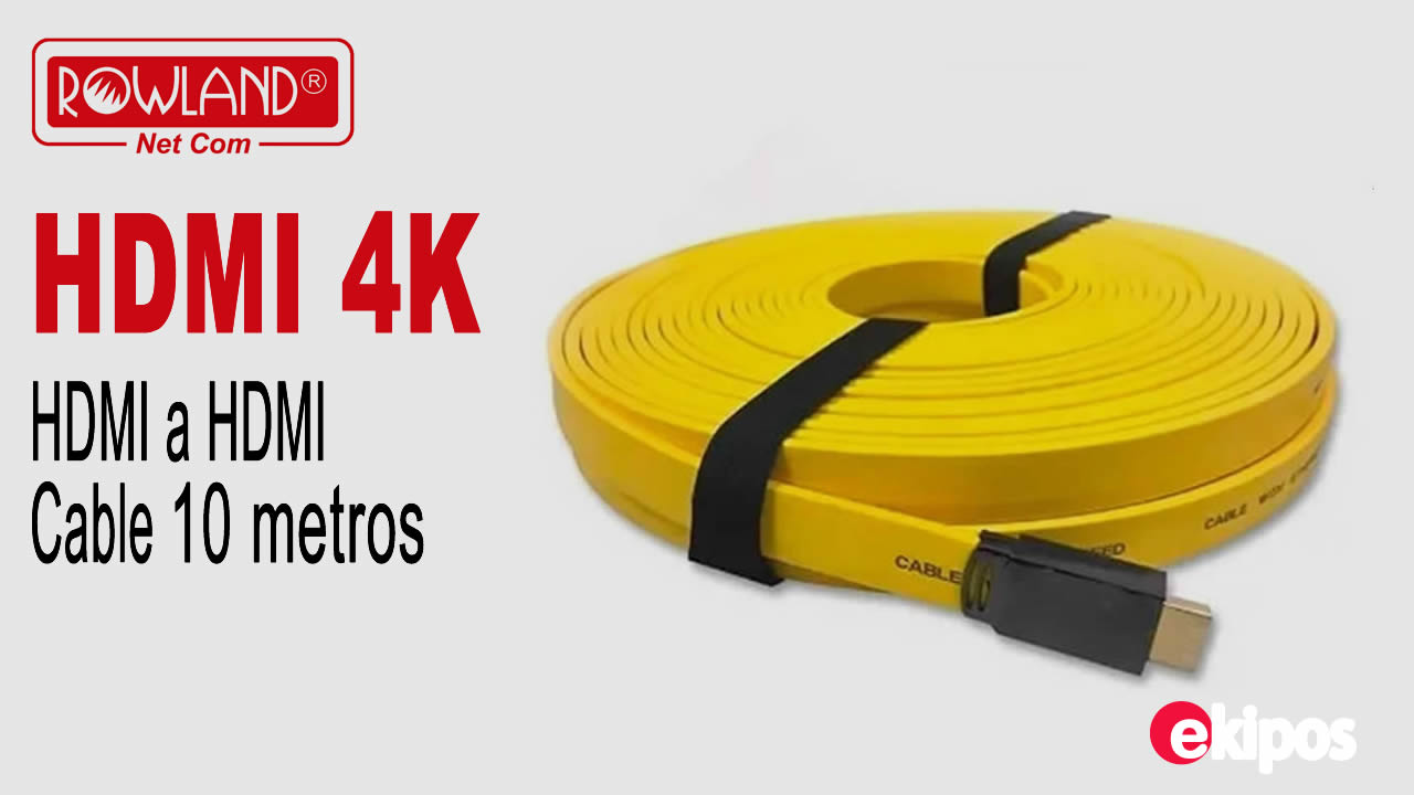 Rowland Cable HDMI 4K 10 Mts   Hdmi A Hdmi  