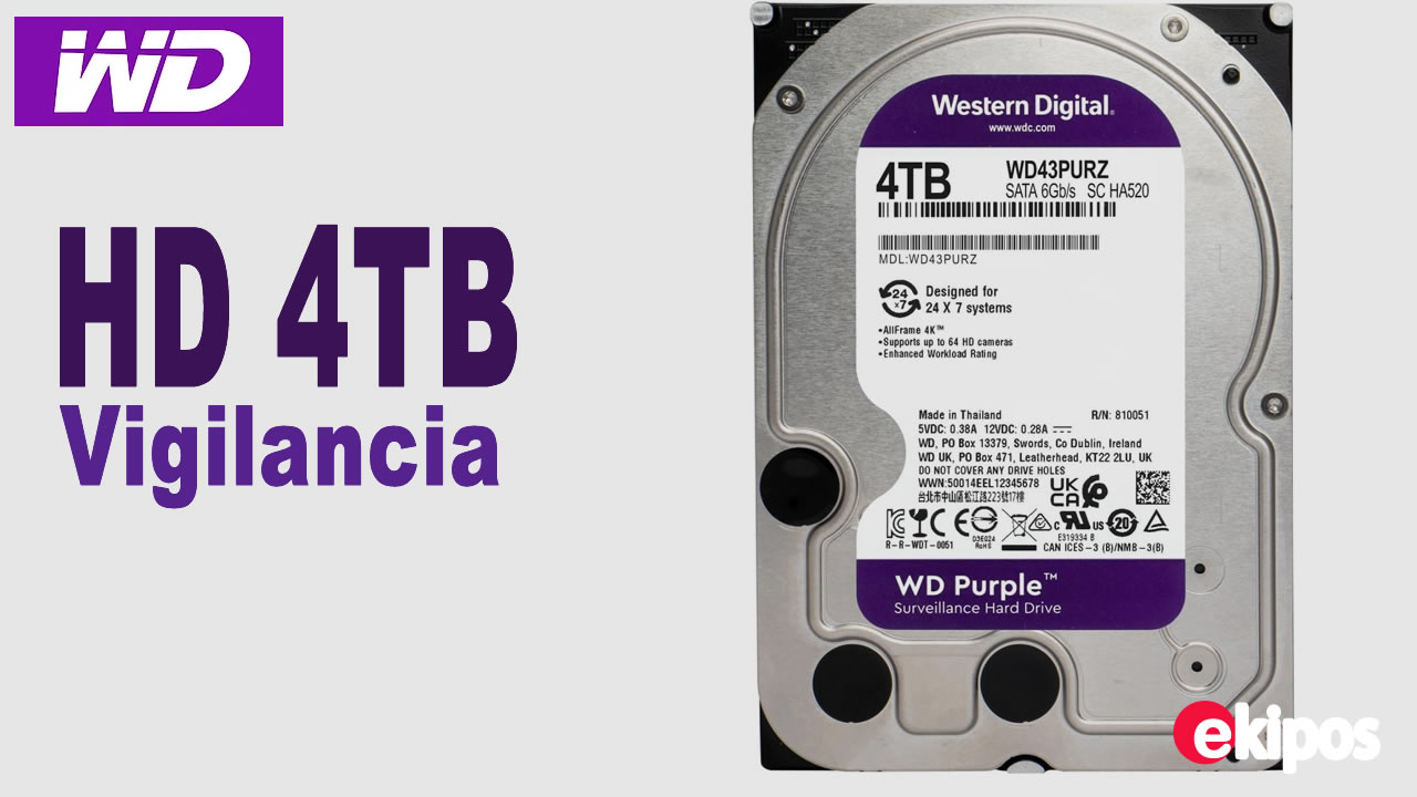 Western Digital Purpura 4TB   