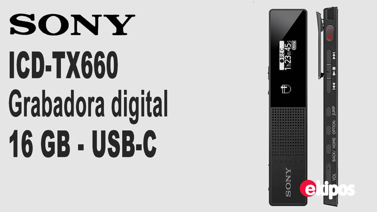 SONY ICD-TX660 Grabadora de Voz