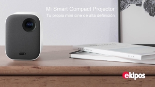 Xiaomi Mi Smart Compact Projector 1080P Full HD Resolution, Portable Home Theater Projector, Average 500 ANSI lumens, Totally Sealed Optical System, Large Integrated Sound Chamber 