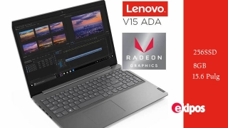  Lenovo V15-ADA -  15.6 Pulgadas HD (AMD 3020e, 8GB RAM, 256GB SSD, AMD Radeon Graphics, Windows10), Clor Gris - Teclado QWERTY español