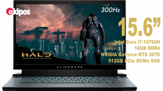 Alienware m15 R3 - Laptop para videojuegos: Core i7-10750H, NVIDIA RTX 2070 Super, pantalla Full HD de 300 Hz, 16 GB de RAM, 512 GB SSD