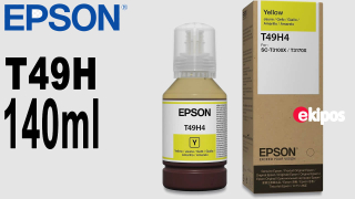 Botella de Tinta Amarilla Epson T49H, 140ml 