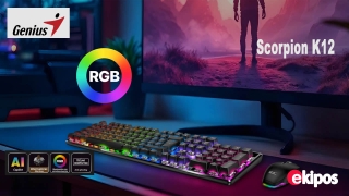Genius Scorpion K12 Teclado mecánico iluminado para juegos