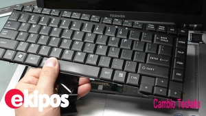 Cambio de teclado de notebook